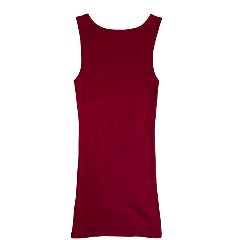 Aeropostale Red Pink Tank Top Size Medium Sleeveless Round Neck Form Fitting NEW - Picture 4 of 9
